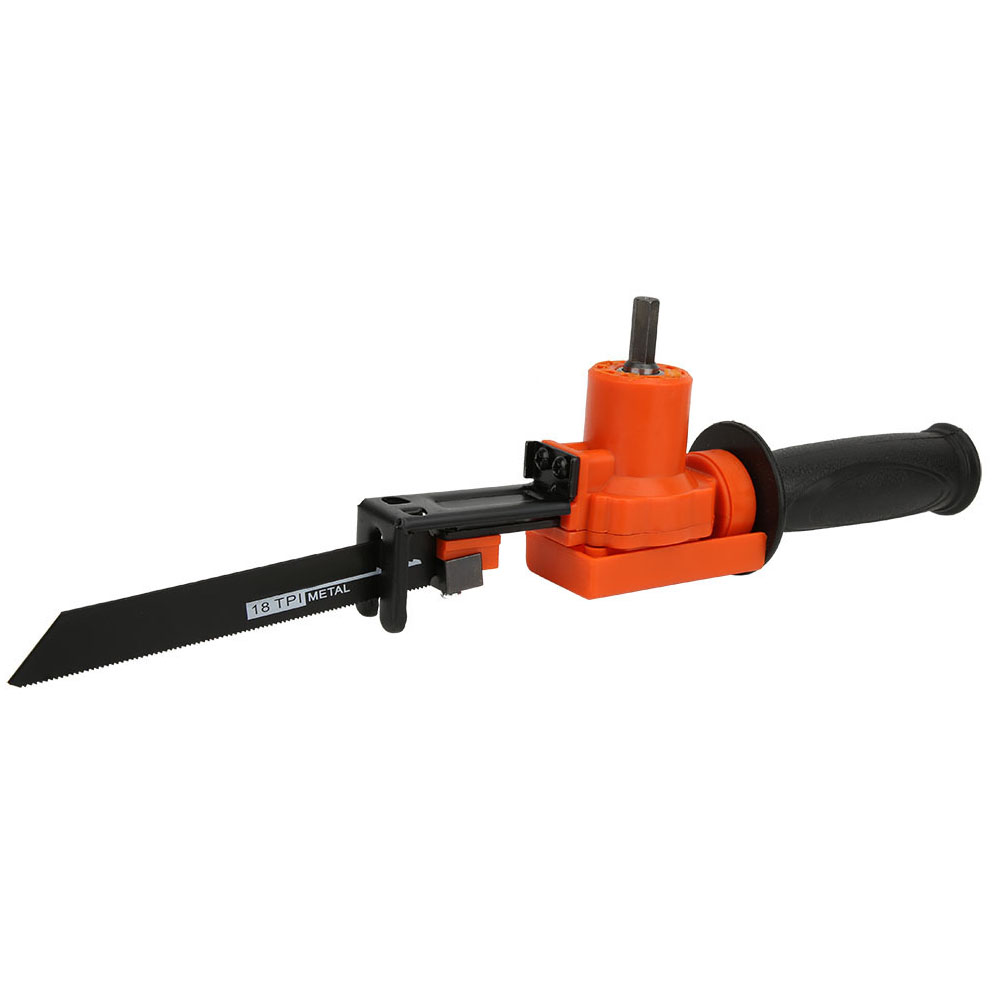 Adaptateur Pour Scie Alternative Transformant Une Perceuse Électrique En Scie Pour La Découpe Du Bois, Du Métal Et Du Pvc