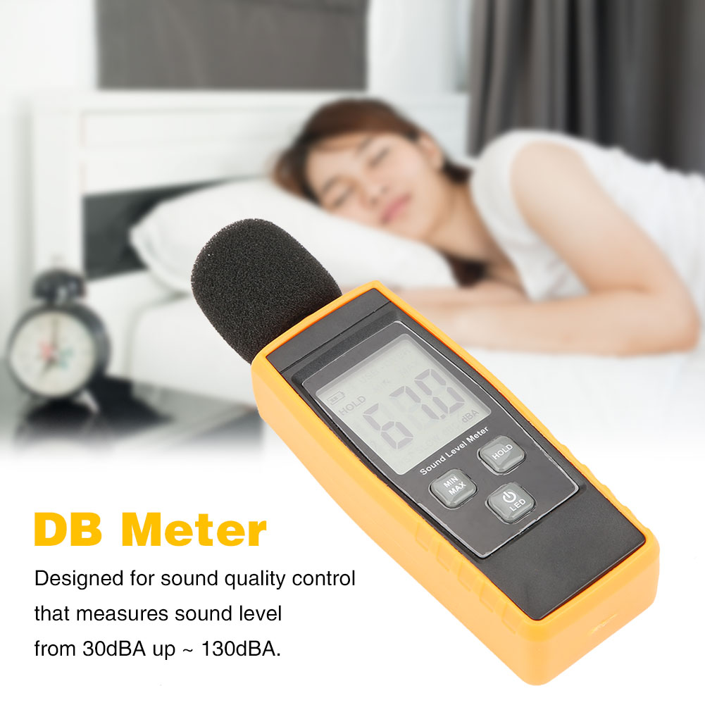 Sonomètre Numérique Lcd Rz1359 (db-mètre) - Testeur De Bruit Environnemental