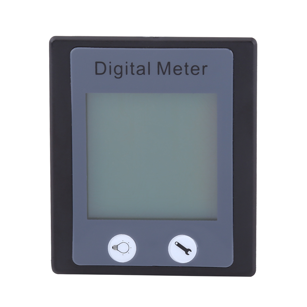 Multimètre Numérique De Surveillance 80-260 V Ca 100 A Avec Ampèremètre, Voltmètre Et Testeur D'Énergie Et De Puissance. Intégré Au Transformateur De Courant.