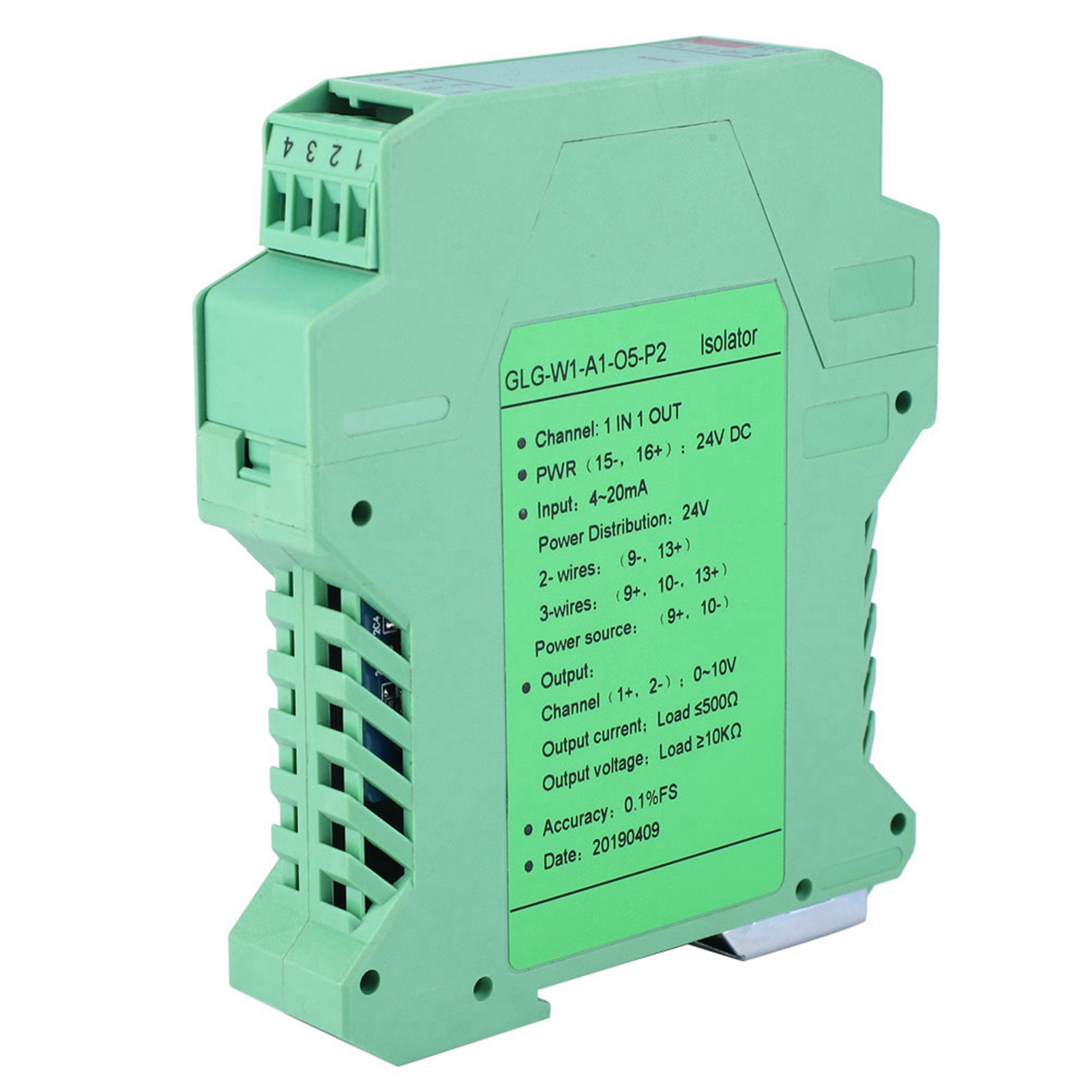 Transmetteur Isolateur De Signal De Courant Continu 24 V Cc, Conditionneur De Signal De Détection Plc 4-20 Ma (2)