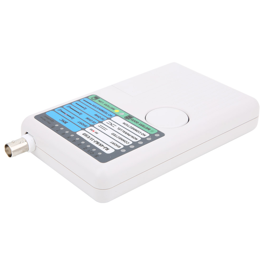 Testeur De Câbles Réseau 4 En 1 Rj11/rj45/usb/bnc - Détecteur De Lignes Électriques