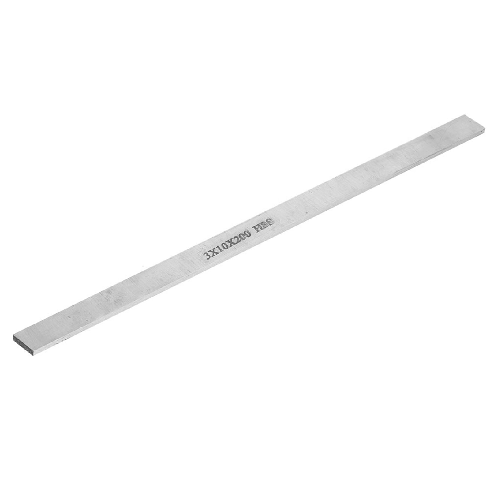 Barre Carrée En Acier Rapide Hss Pour Tour, Outil De Tournage, Bande D'Acier Blanc (310200mm)