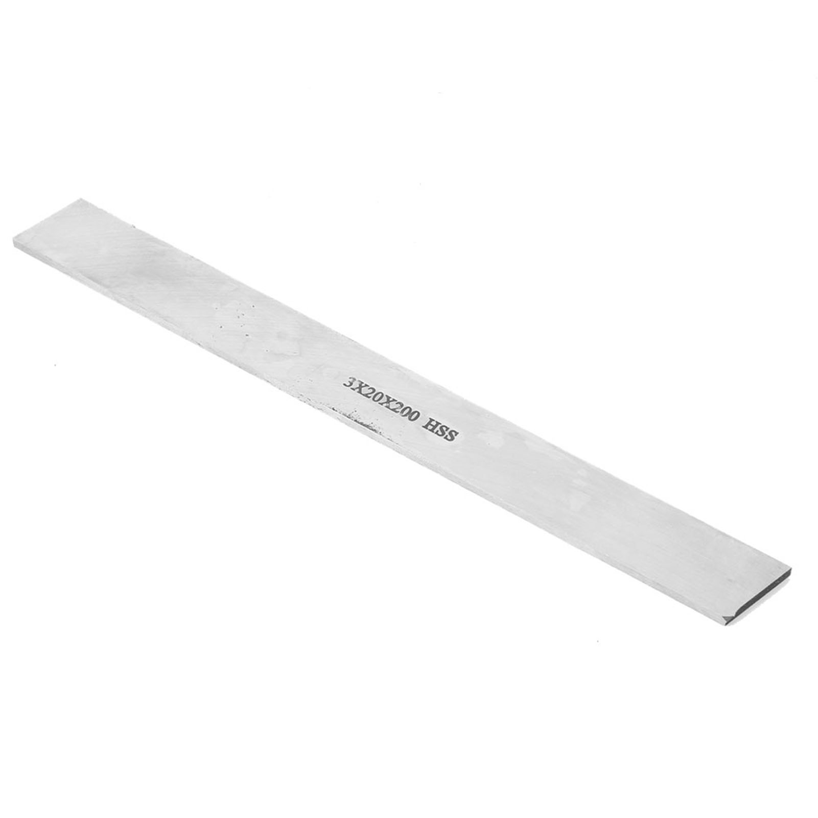 Barre Carrée En Acier Rapide Hss Pour Tour, Outil De Tournage, Bande D'Acier Blanc (320200mm)