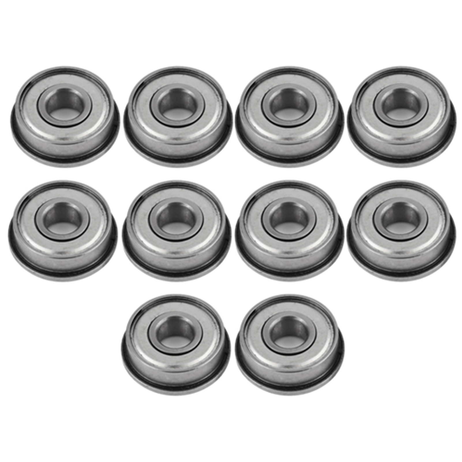 10 Roulements À Billes Miniatures À Bride En Acier Blindé F608z, 8 X 22 X 7 Mm
