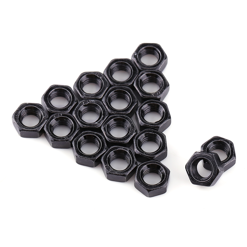 Écrous Hexagonaux Métriques En Acier Au Carbone Noir Din934 (m5)