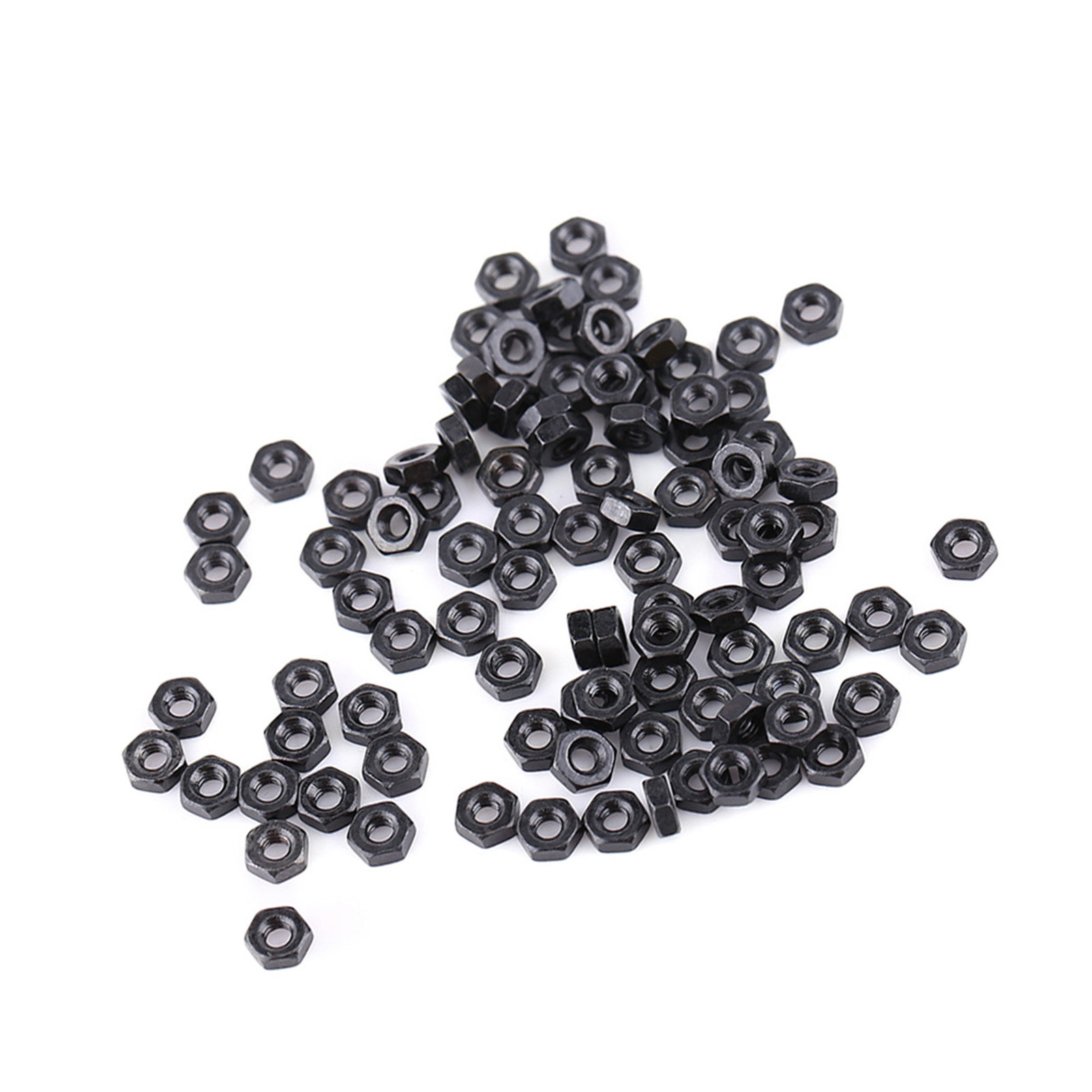 100 Écrous Hexagonaux Métriques En Acier Au Carbone (m2)