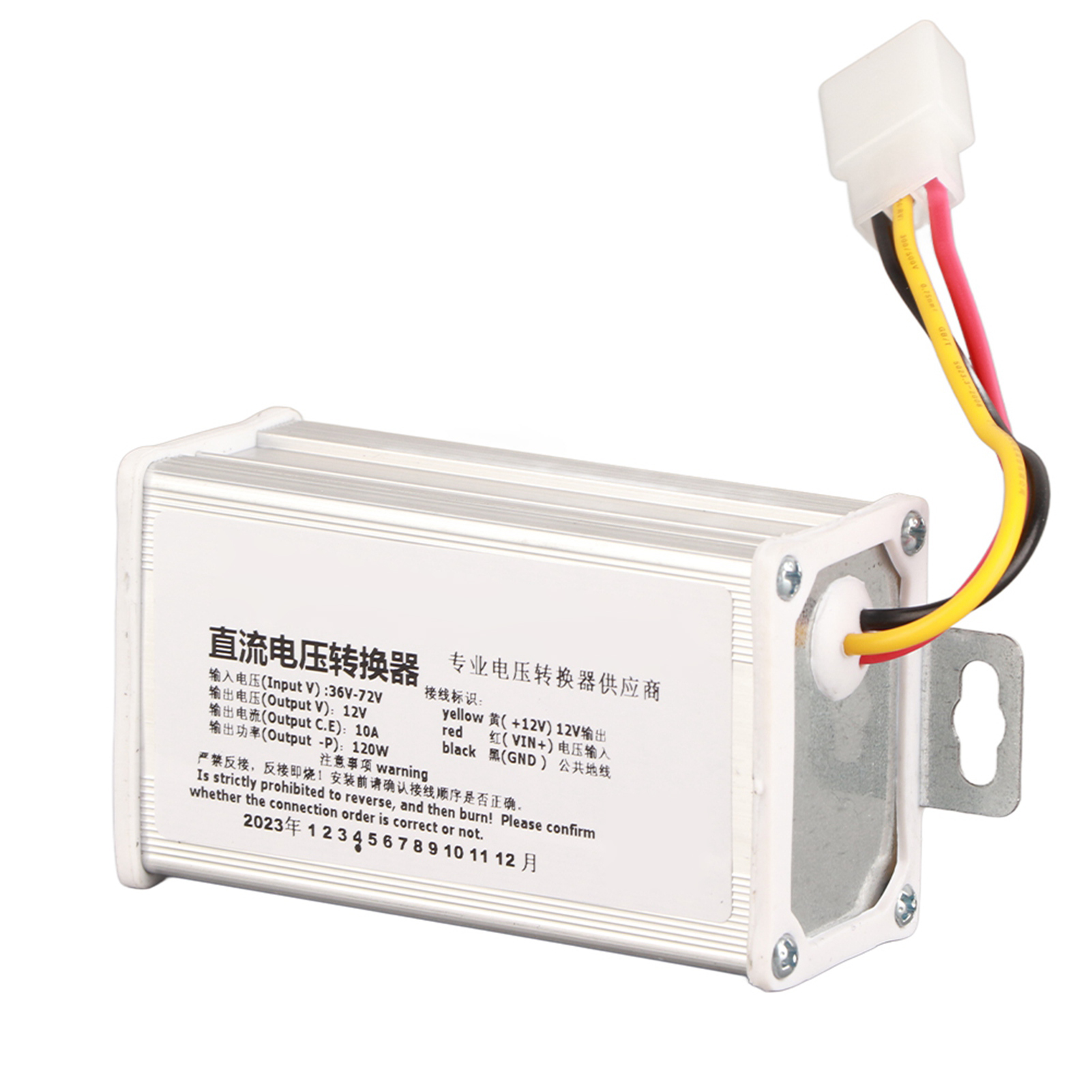 Convertisseur/transformateur Cc 36-72 V Vers 12 V 10 A 120 W Pour Scooter Électrique