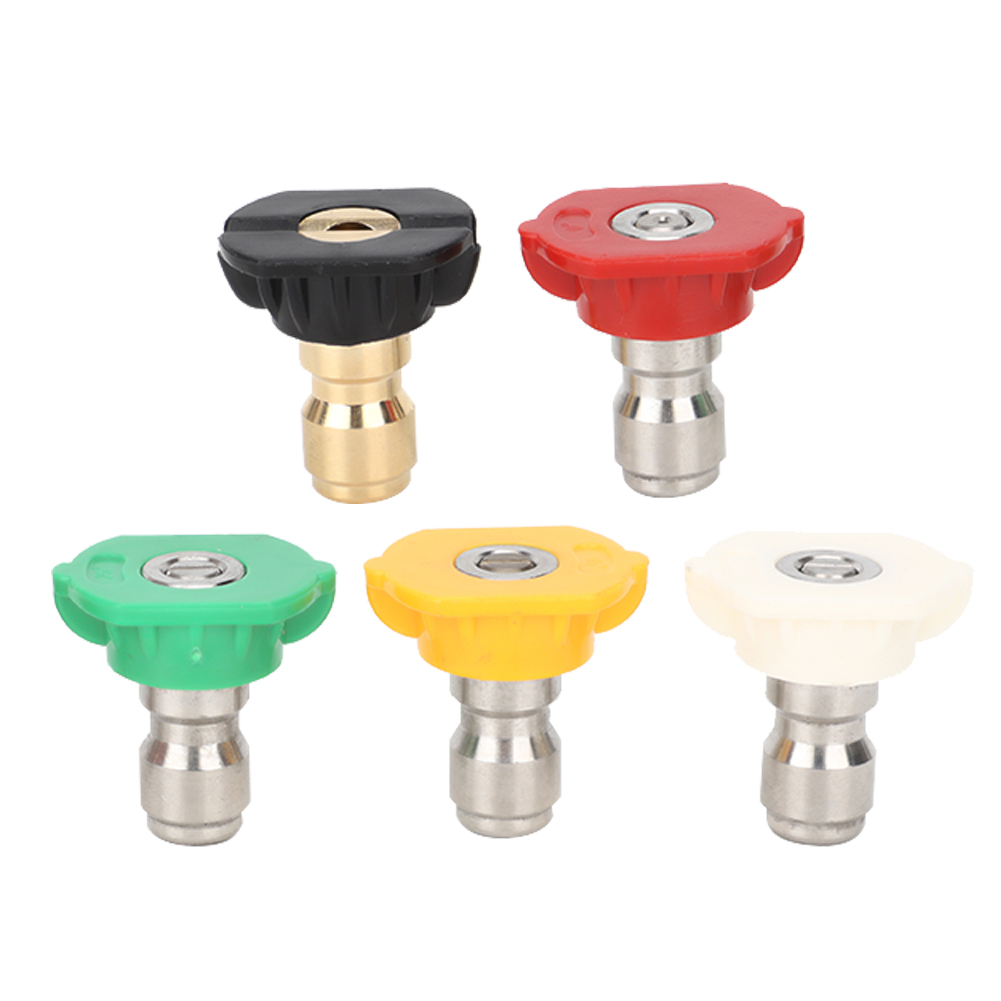 Lot De 5 Buses De Pulvérisation Haute Pression Pour Nettoyeur Haute Pression Karcher K025, Raccord Rapide 1/4 Po, 5 Couleurs, 5 Angles