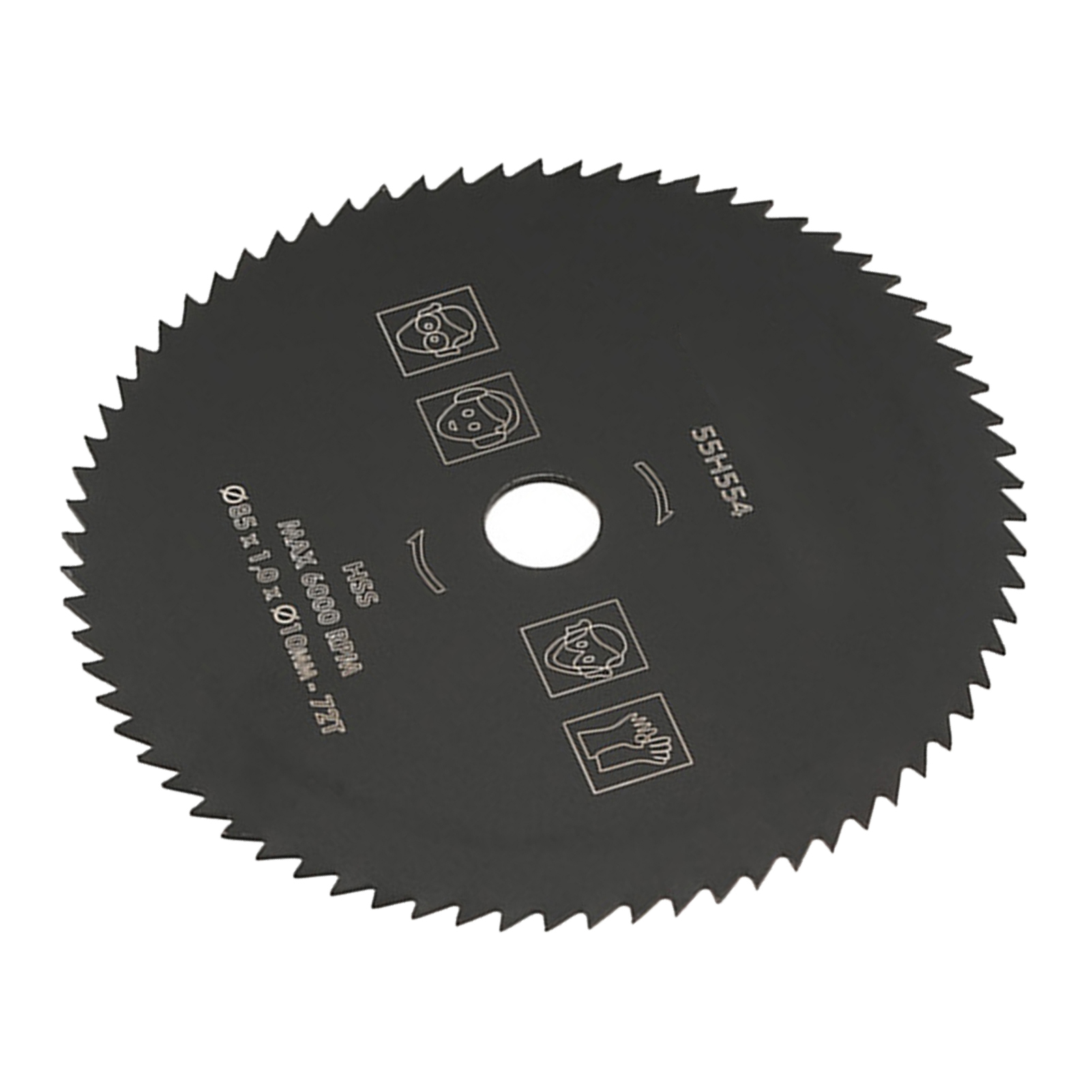 Disque De Scie Circulaire Hss 72 Dents, 85 Mm X 10 Mm, Pour Bois Et Métal