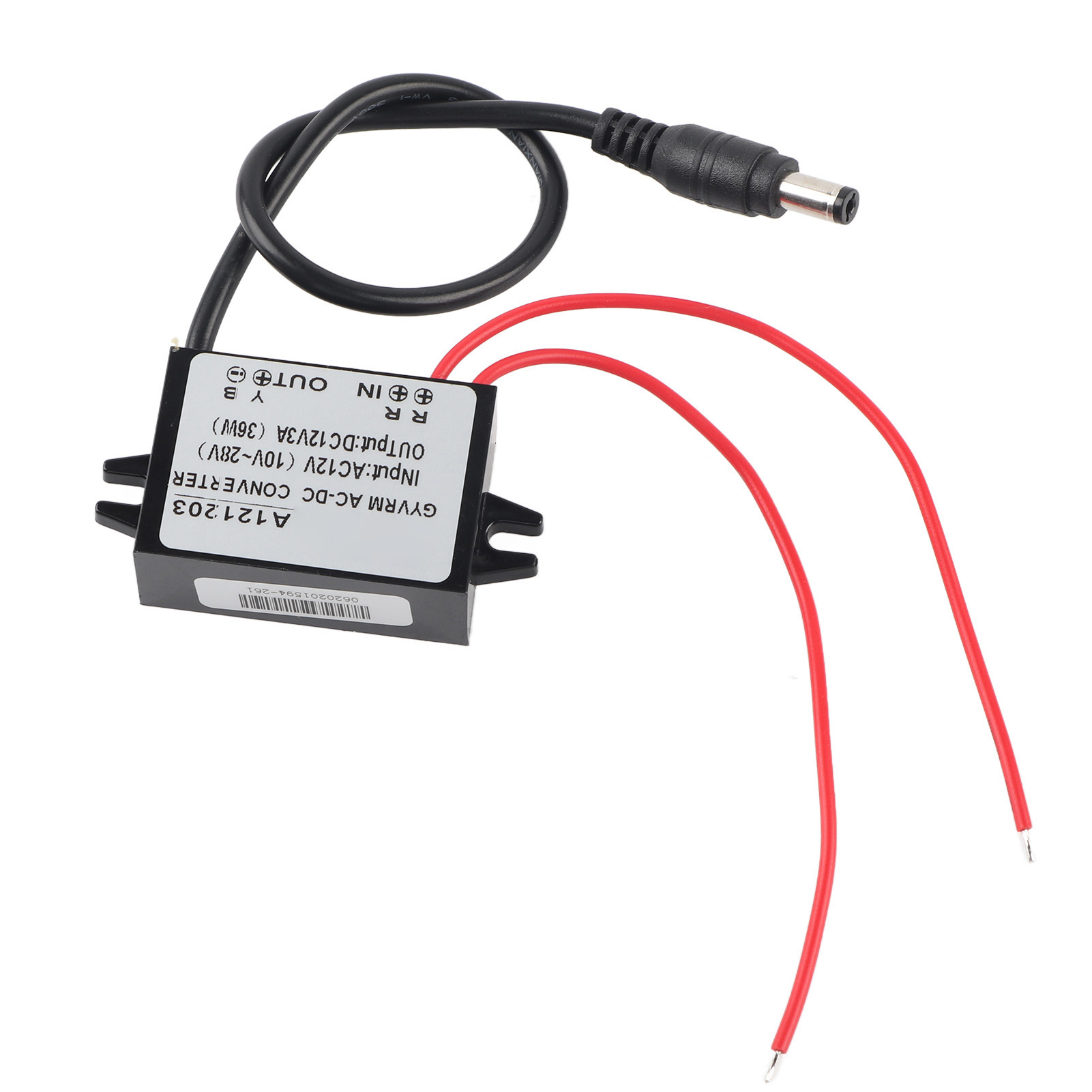 Convertisseur Abaisseur Ac/dc 10-28v Vers Dc 12v, Module D'Alimentation Abaisseur Ac/dc, Tête De Sortie Dc (3a)