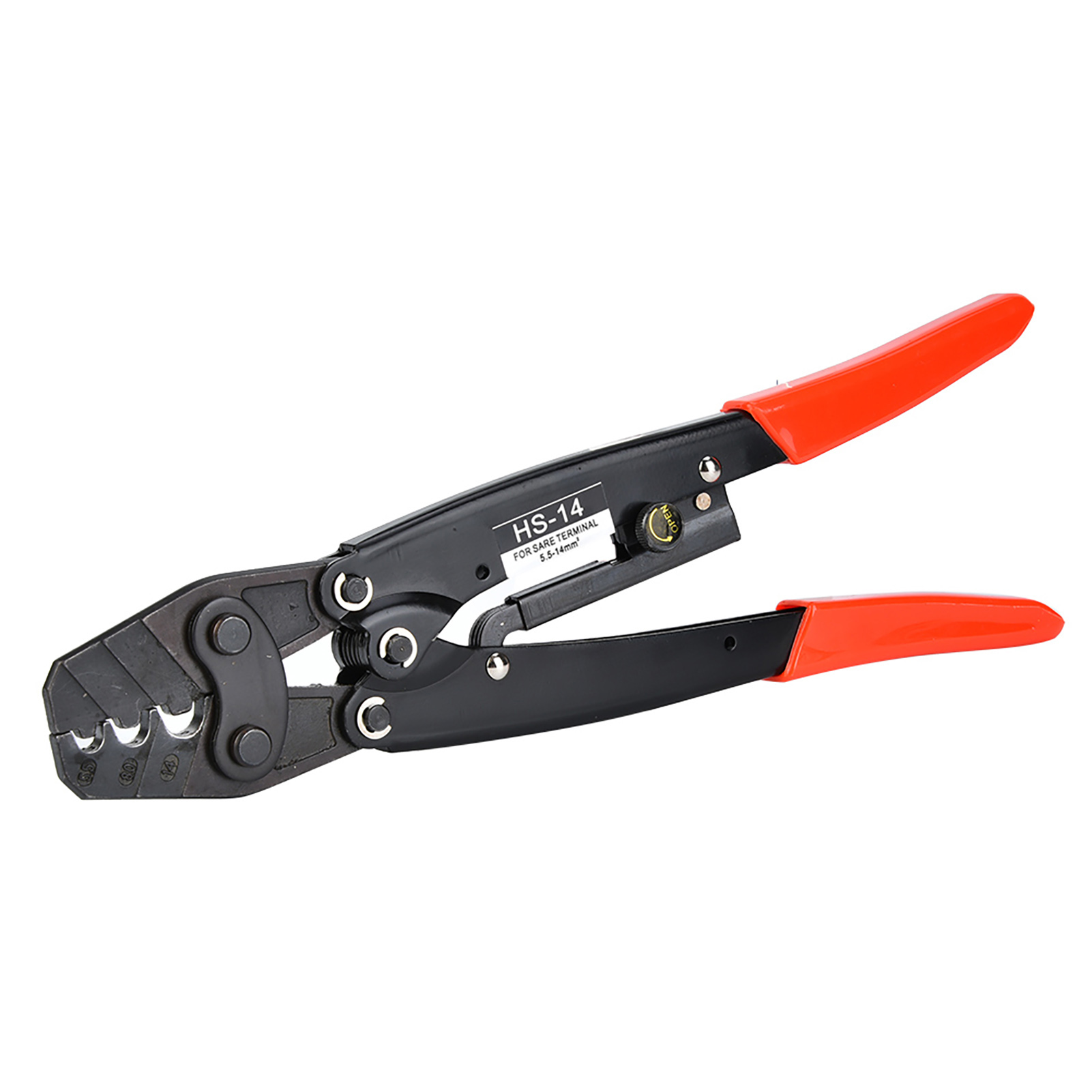 Pince À Sertir À Froid Hs14 Pour Cosses Nues, 5,514 Mm, Calibre 176 Awg