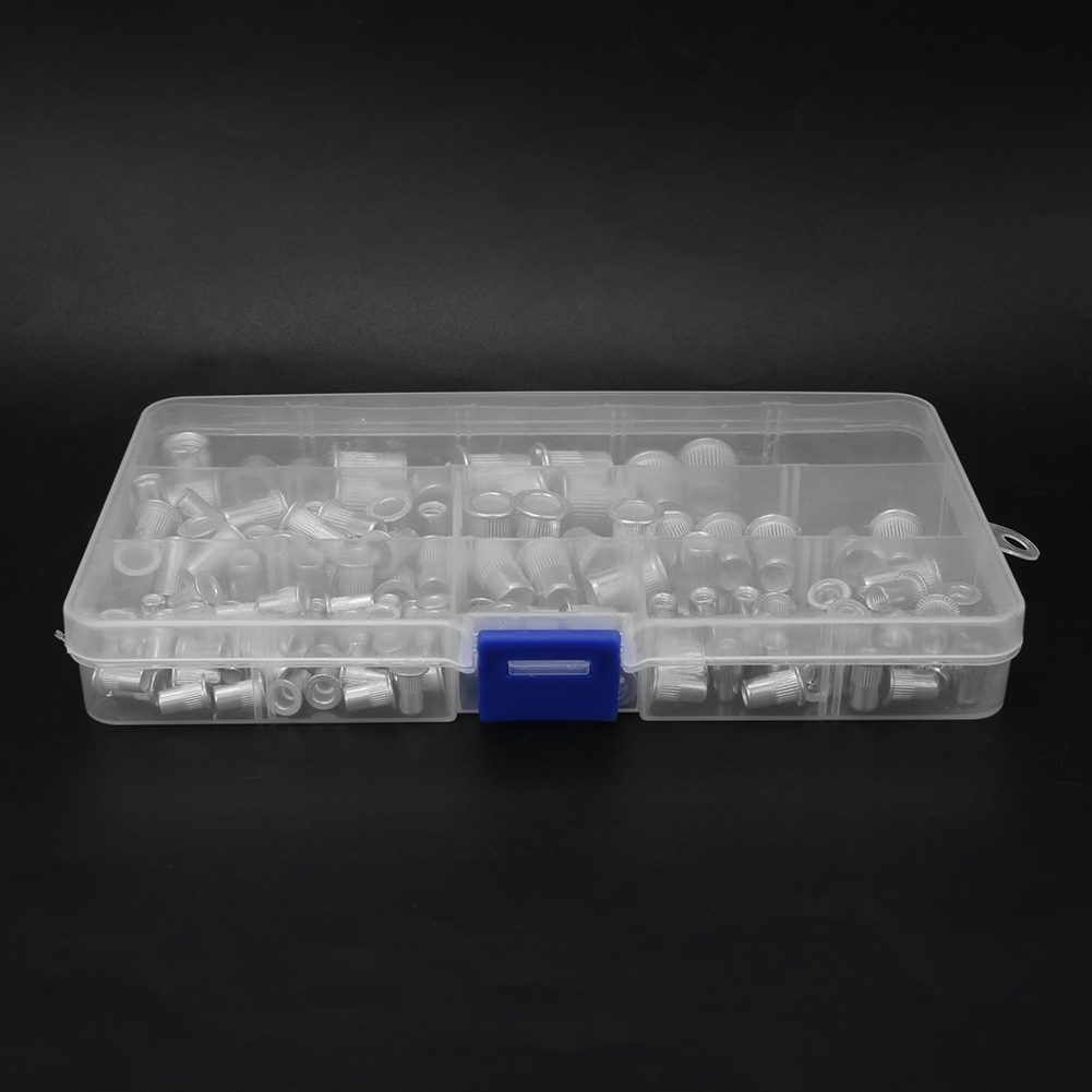 Kit De 150 Écrous À Sertir Filetés En Aluminium M3 M4 M5 M6 M8
