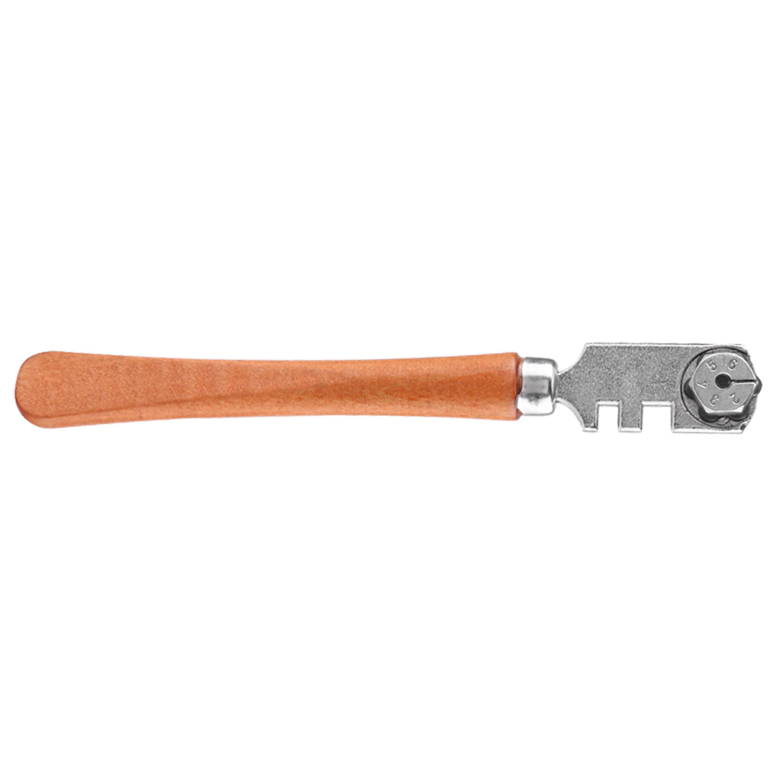 Outil De Coupe-verre Professionnel À Six Lames De 130 Mm Avec Manche En Bois
