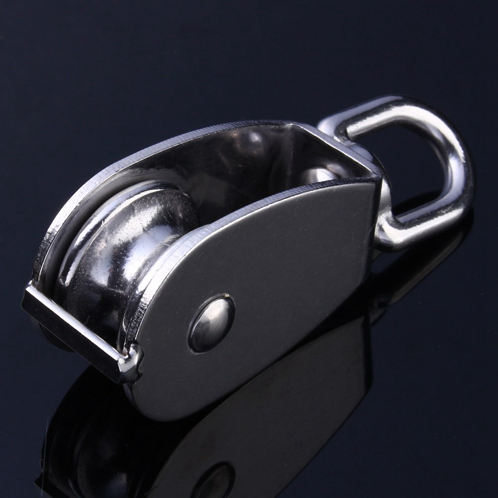 Poulie Pivotante À Roue Unique En Acier Inoxydable 304, Câble De Levage M32