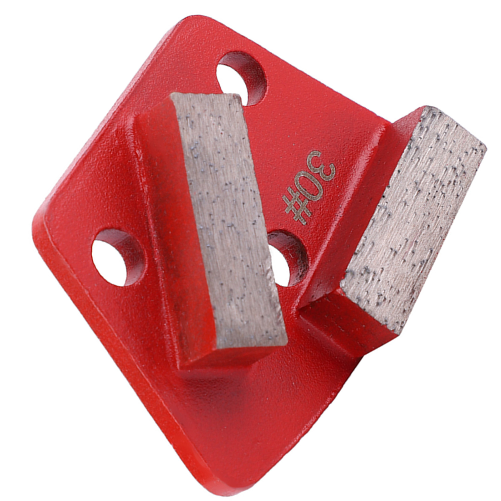 Lot De 3 Disques De Ponçage Diamantés Trapézoïdaux Pour Sols, Grain N° 30, Liant Métallique