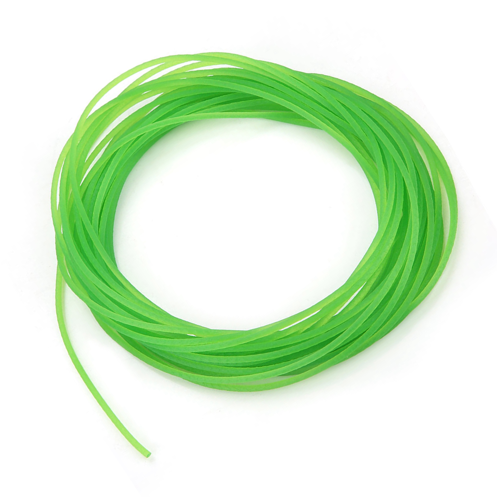 Courroie Ronde En Polyuréthane Pu À Surface Rugueuse Verte Pour Transmission (2 Mm X 10 M)