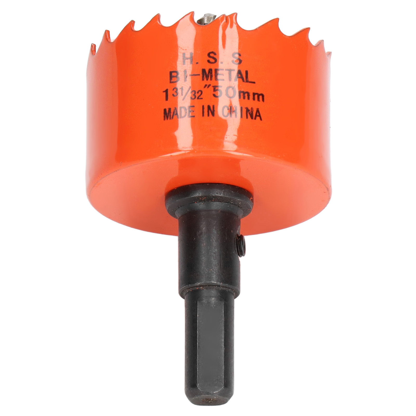 Foret Scie Cloche À Dents Acérées, Évacuation Facile Des Copeaux, Acier Rapide Haute Dureté Avec Alésage Pour Bois Et Métal, 50 Mm (1‑31/32 Po)
