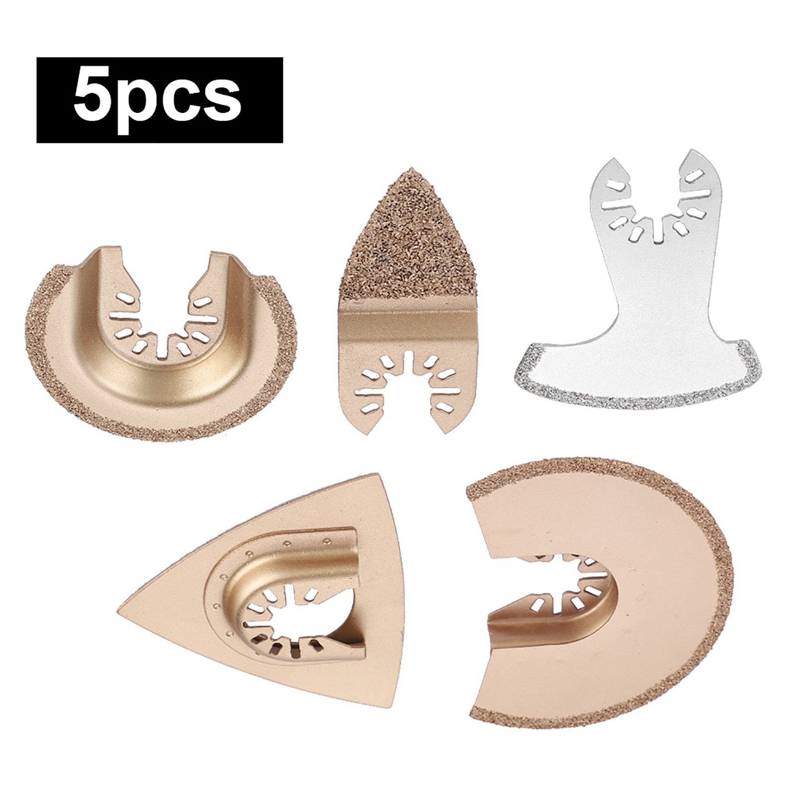 Lames De Scie Oscillantes Multifonctions (lot De 5) : Outil De Coupe De Précision Pour Métal, Bois Et Plastique.