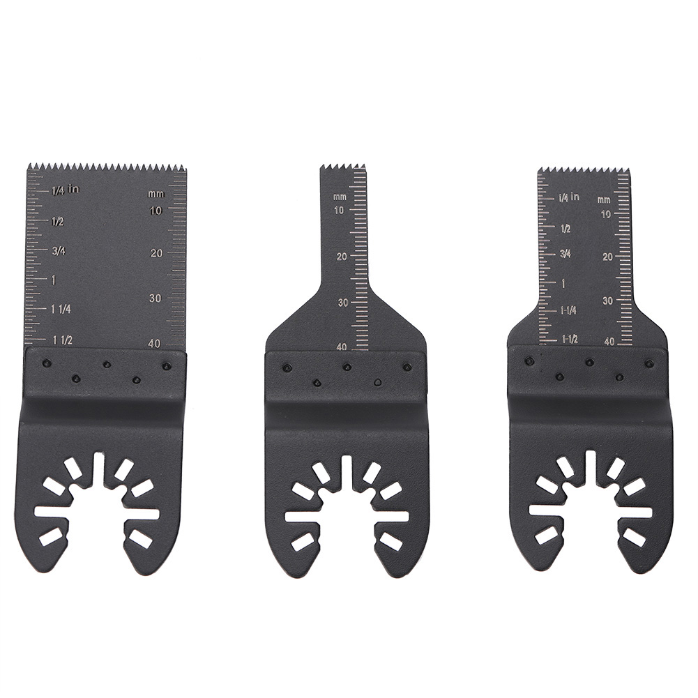 Lames De Scie Oscillantes Multifonctions (lot De 3) : Outil De Coupe De Précision Pour Métal, Bois Et Plastique.