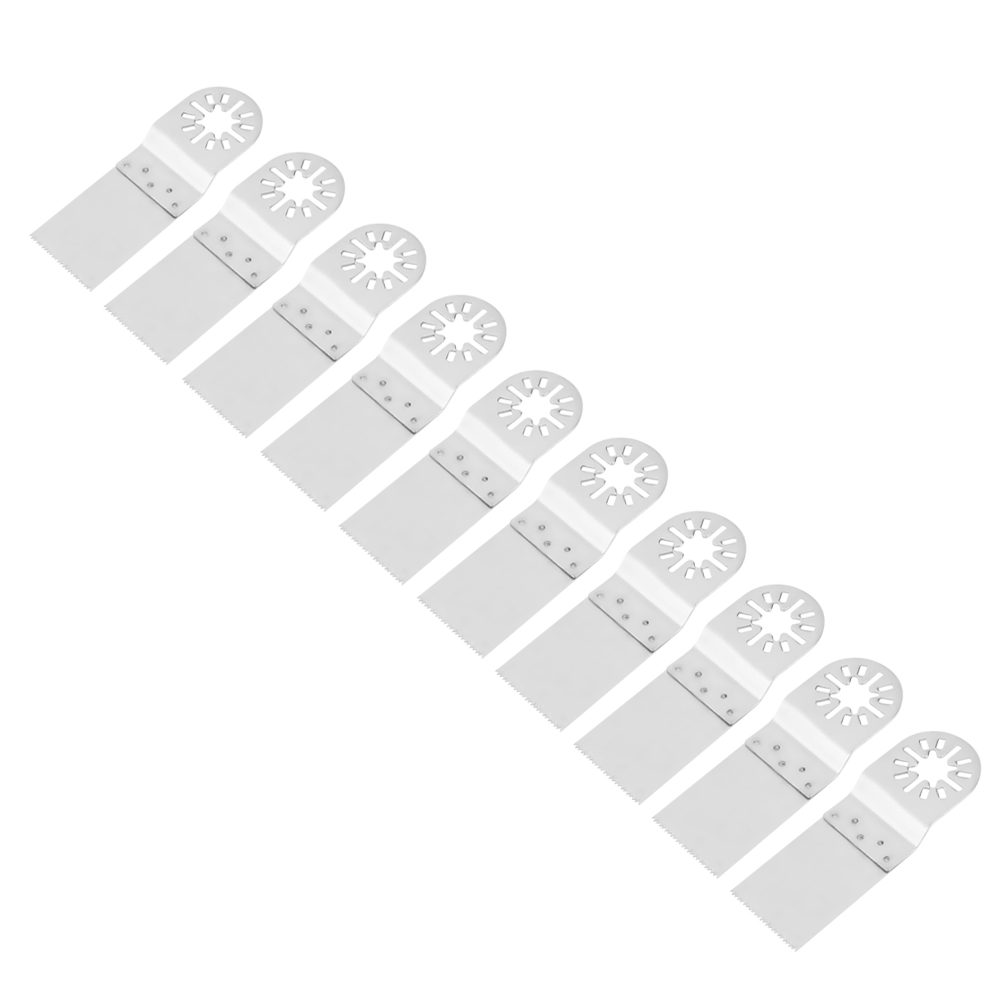 Lot De 10 Lames De Scie Oscillantes Multifonctions De 31 Mm, Outil De Coupe De Précision Pour Métal, Bois Et Plastique