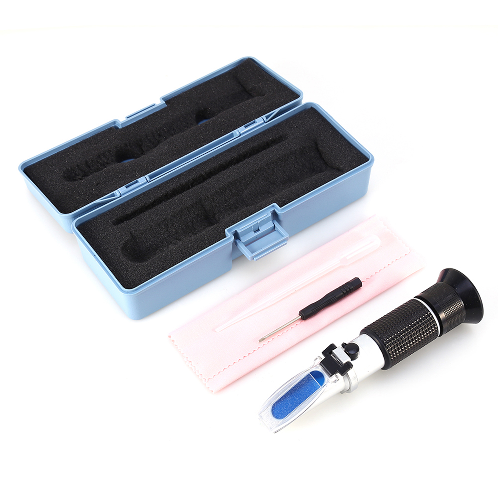 Réfractomètre À Glycol Pour Liquide De Refroidissement Moteur, Antigel Et Acide De Batterie Automobile - Outil De Test Rha-503atc