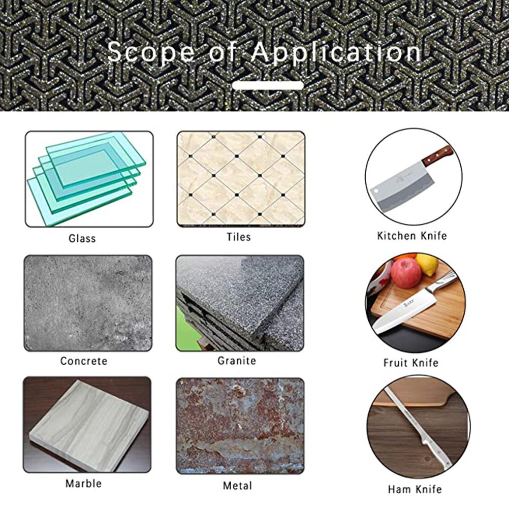 Tampons De Polissage Manuels, Blocs De Ponçage Pour Utilisation À Sec Et À L'Eau, Support En Mousse Pour Carrelage, Pierre, Marbre, Béton, Céramique, Granit Et Verre