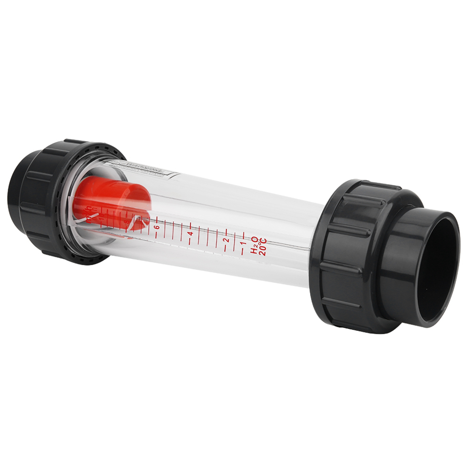 Débitmètre À Tube Plastique Lzs-50 (d) - Haute Précision - Plage De Mesure : 1-10 M³/h