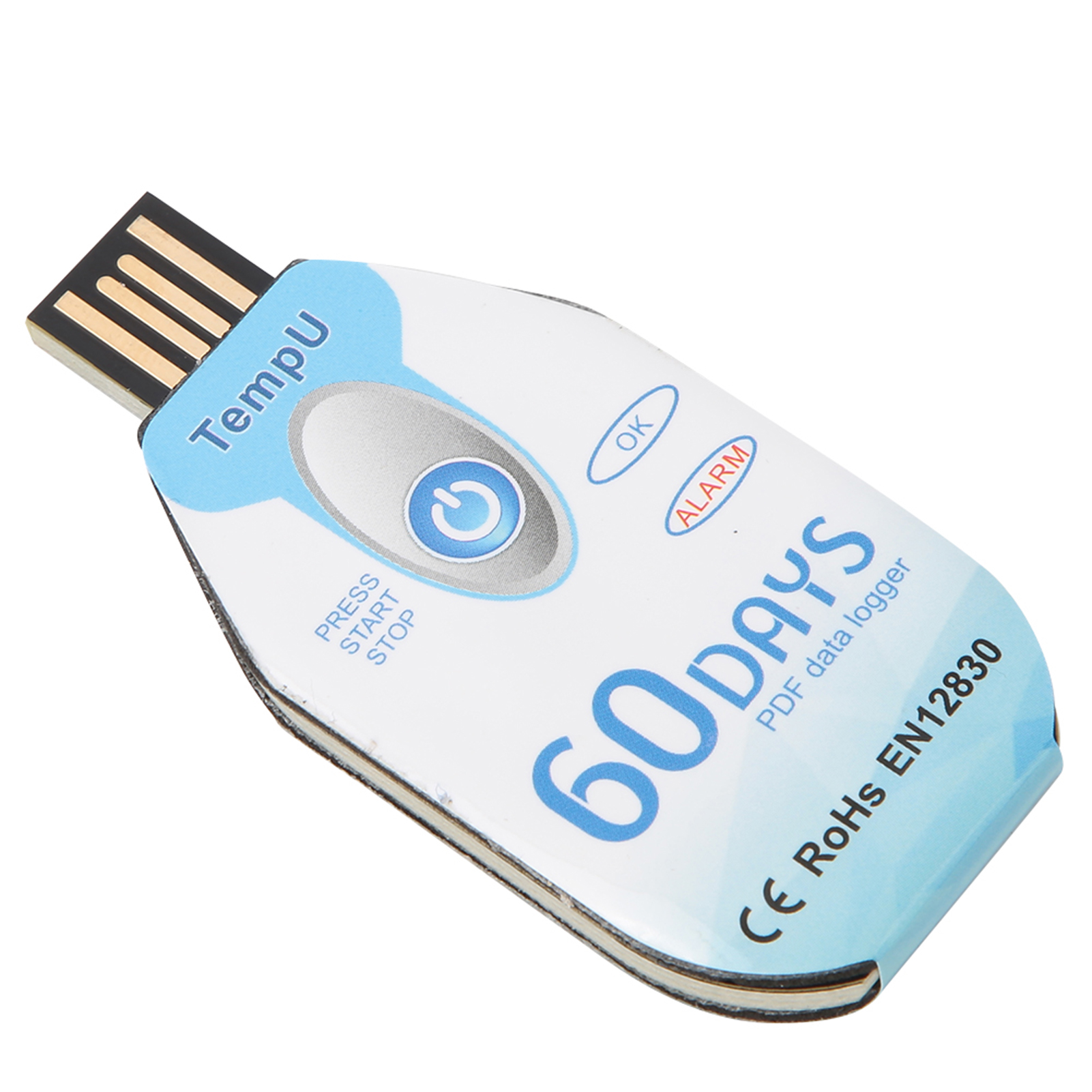 Enregistreur De Données De Température À Usage Unique, Rapport Pdf, Port Usb, 10 000 Points