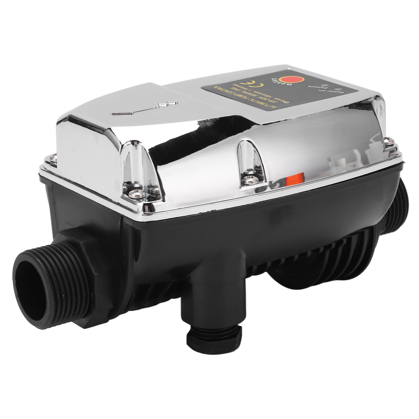 Contrôleur De Pompe À Eau, Boîtier Abs Étanche Argenté, Contrôleur De Pression Automatique Intelligent 10 A