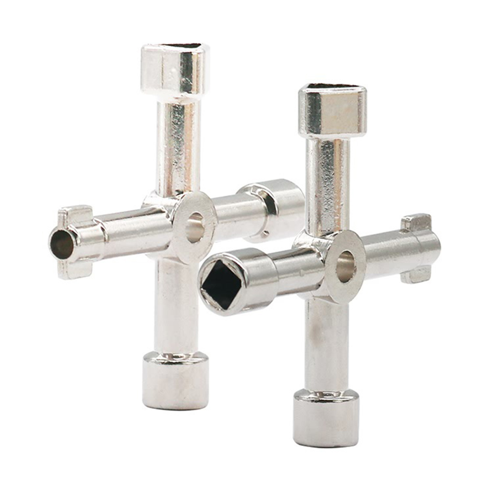 Clé Triangulaire Universelle En Croix À 4 Voies Pour Armoire De Compteur D'Ascenseur À Gaz/électrique