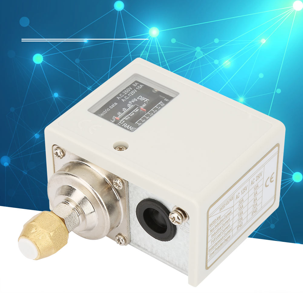 Pressostat Pour Compresseur D'Air Et D'Eau Spc-106e 24-380 V