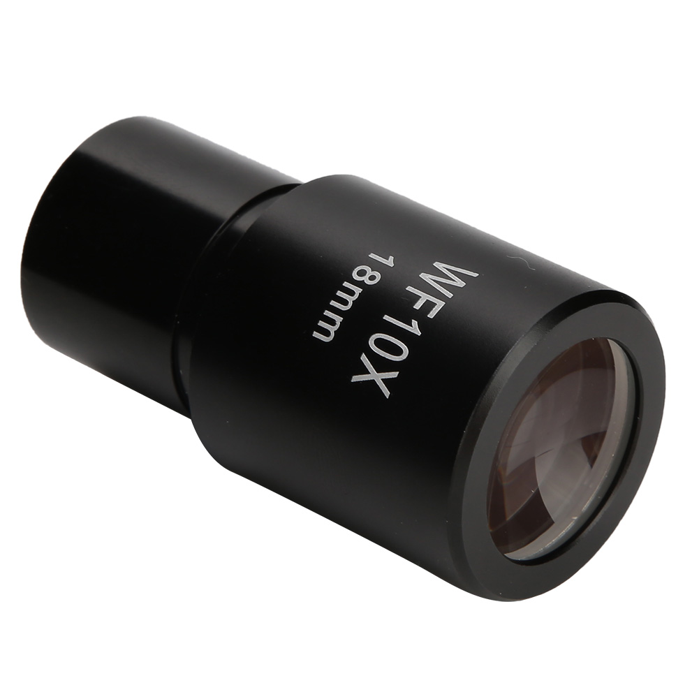 Microscope Biologique Wf10x 18 Mm, Oculaire Grand Angle, Lentilles Optiques Avec Échelle