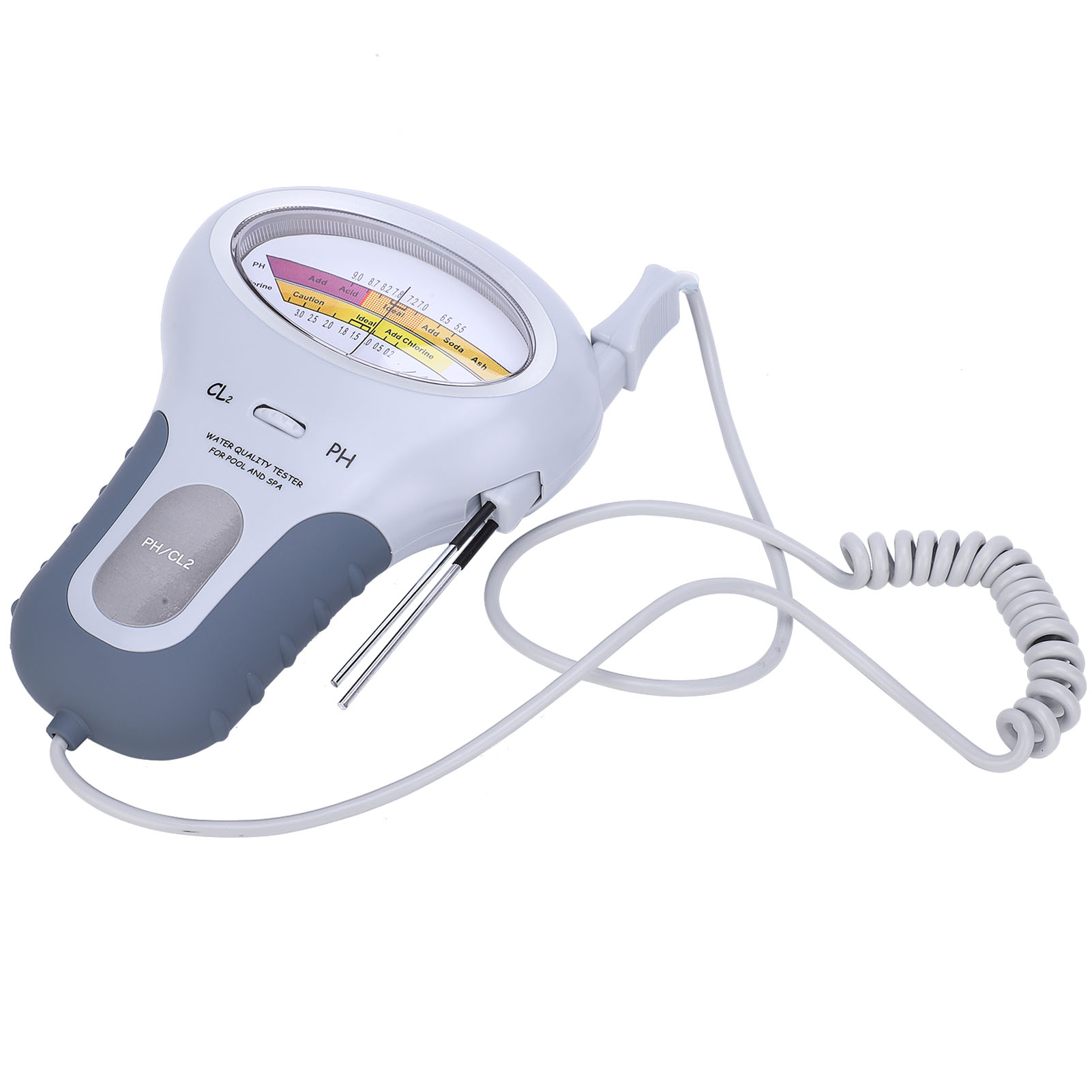 Pc-102b Testeur De Chlore Et De Ph Pour Piscines Et Spas Avec Sonde