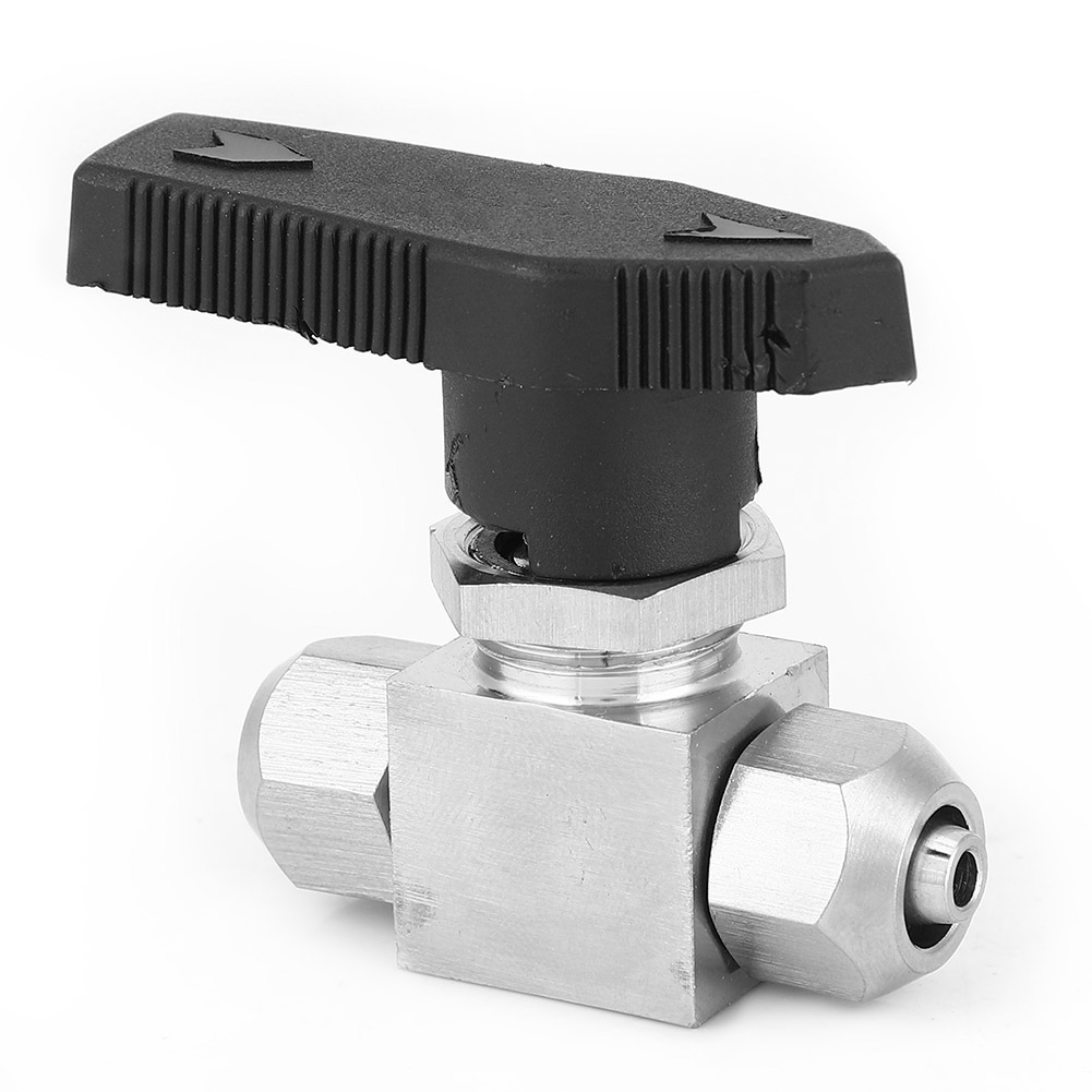 Vanne À Bille À Entrée Directe En Acier Inoxydable 304, Vanne À Bille À Rotation Rapide Pour Conduite D'Eau Et D'Air (10 X 8 Mm)