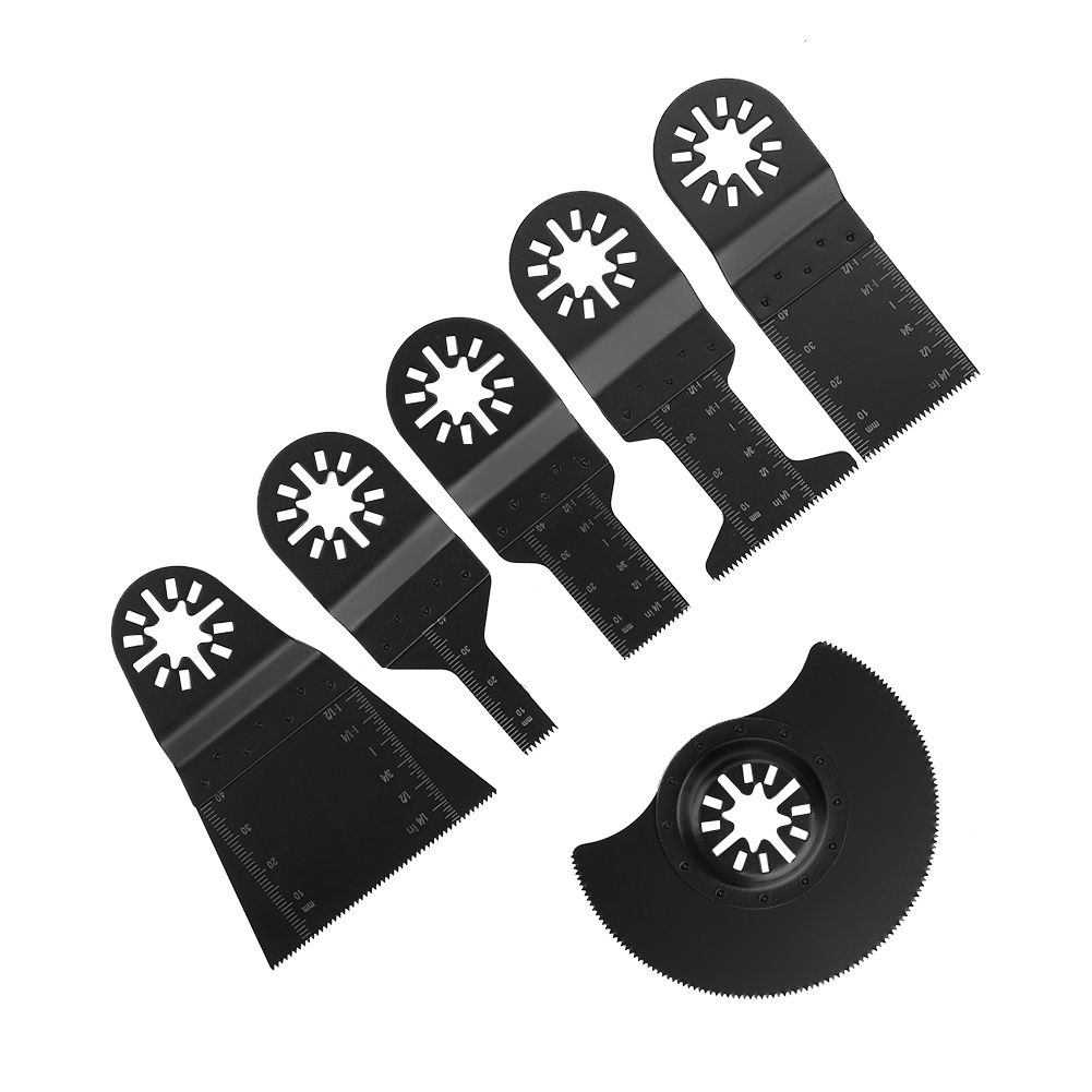 Lot De 6 Lames De Scie Oscillantes Standard Pour Outils Multifonctions Électriques