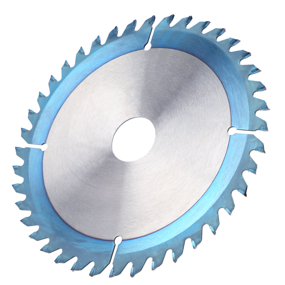 Lame De Scie Circulaire À Revêtement Bleu Pour La Coupe Du Bois, Disque De 1" Id 40t (6" Od)