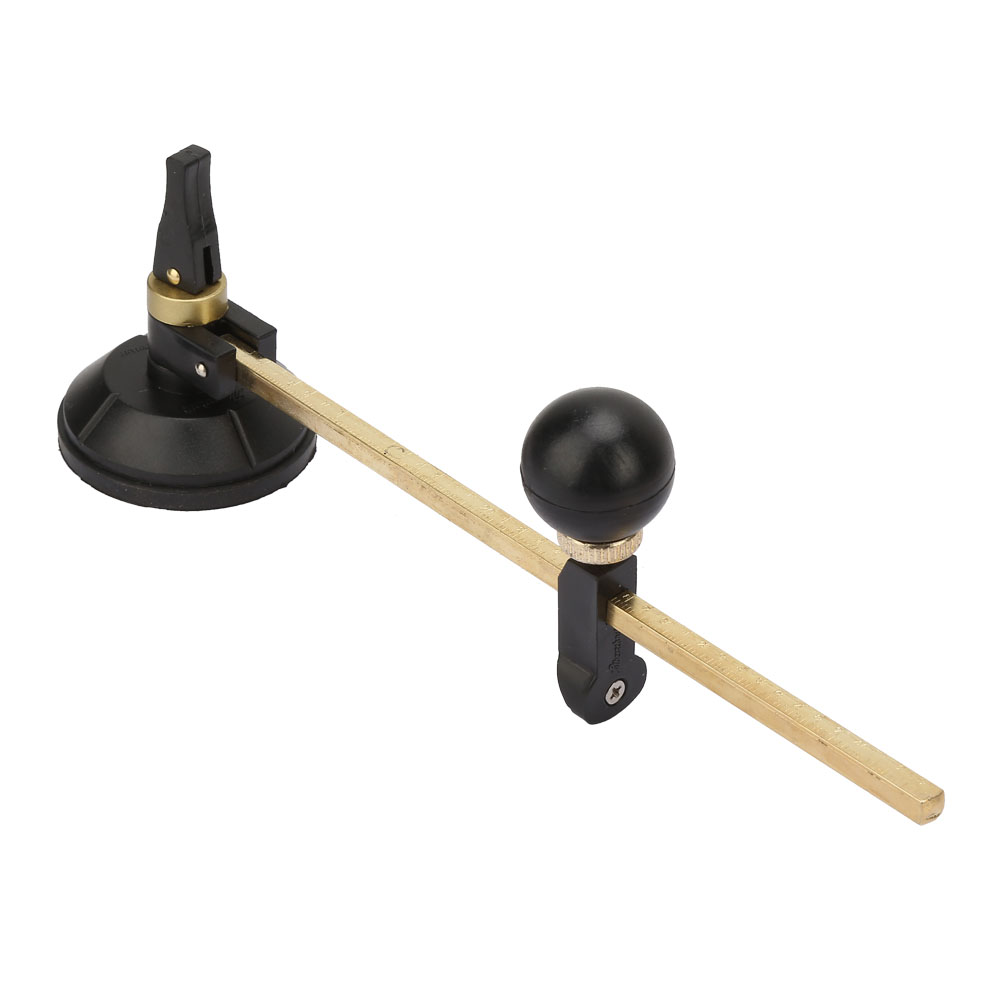 Coupe-verre À 6 Roues Avec Compas Et Ventouse Circulaire (40 Cm)