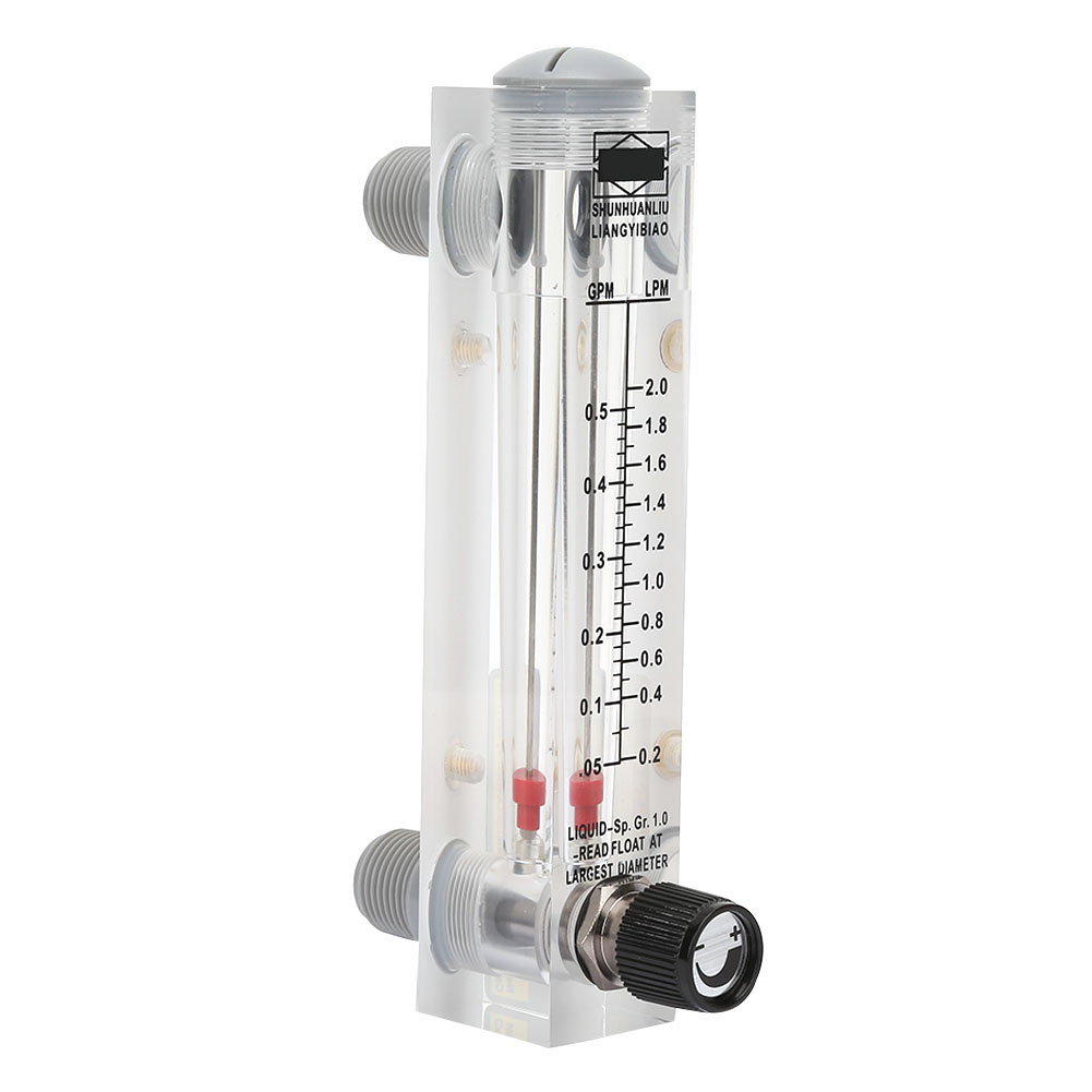 Débitmètre À Bouton Lzm-15t 0,1-0,5 Gpm, Type Panneau, Mesure Zg1/4".