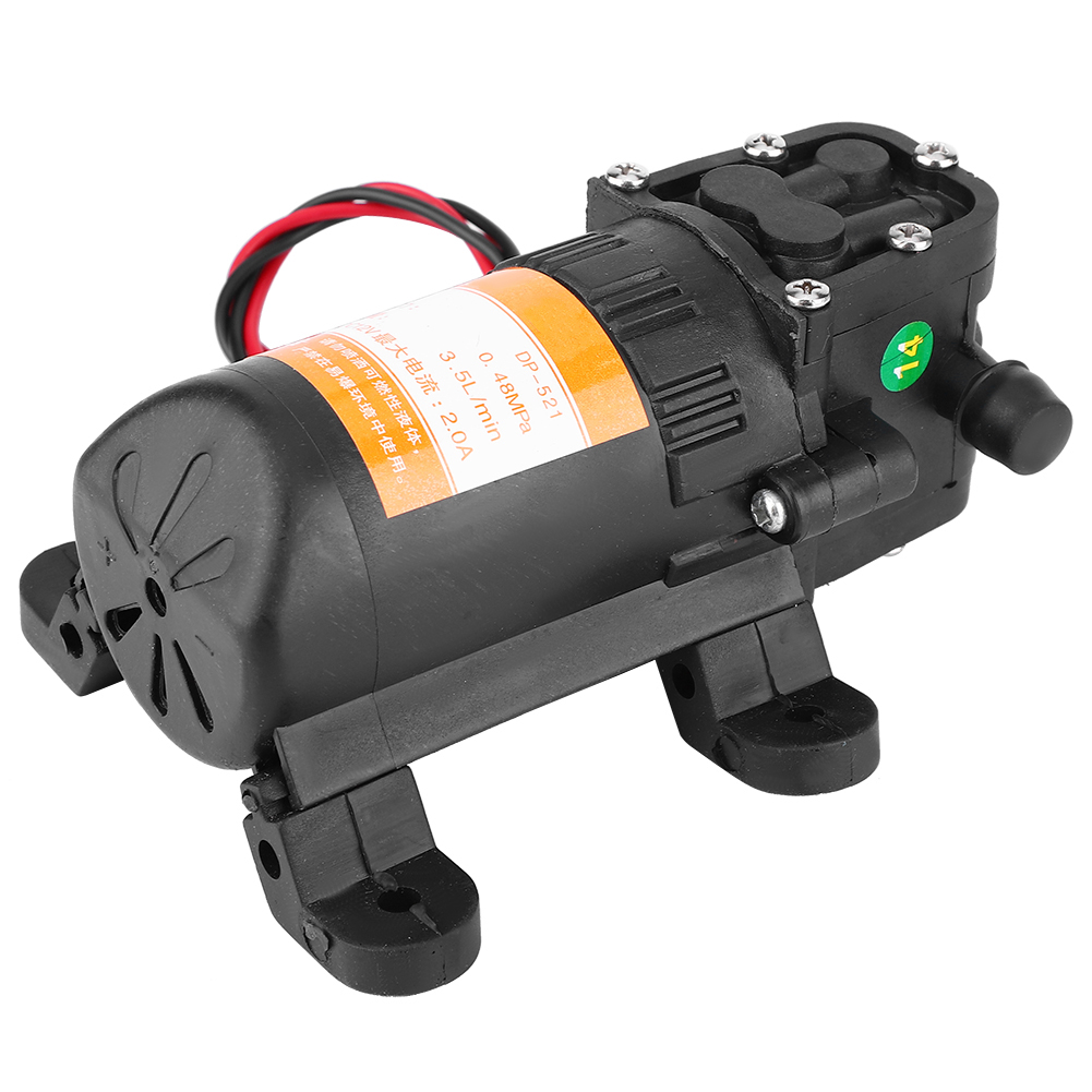 Mini Pompe À Eau À Membrane En Plastique De Haute Qualité 12 V 0,48 Mpa 3,5 L/min