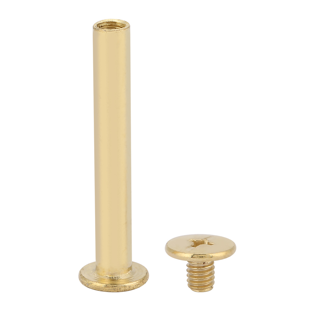 Lot De 20 Rivets À Tête Plate M5 Pour Albums De Livres Et Loisirs Créatifs (m535)