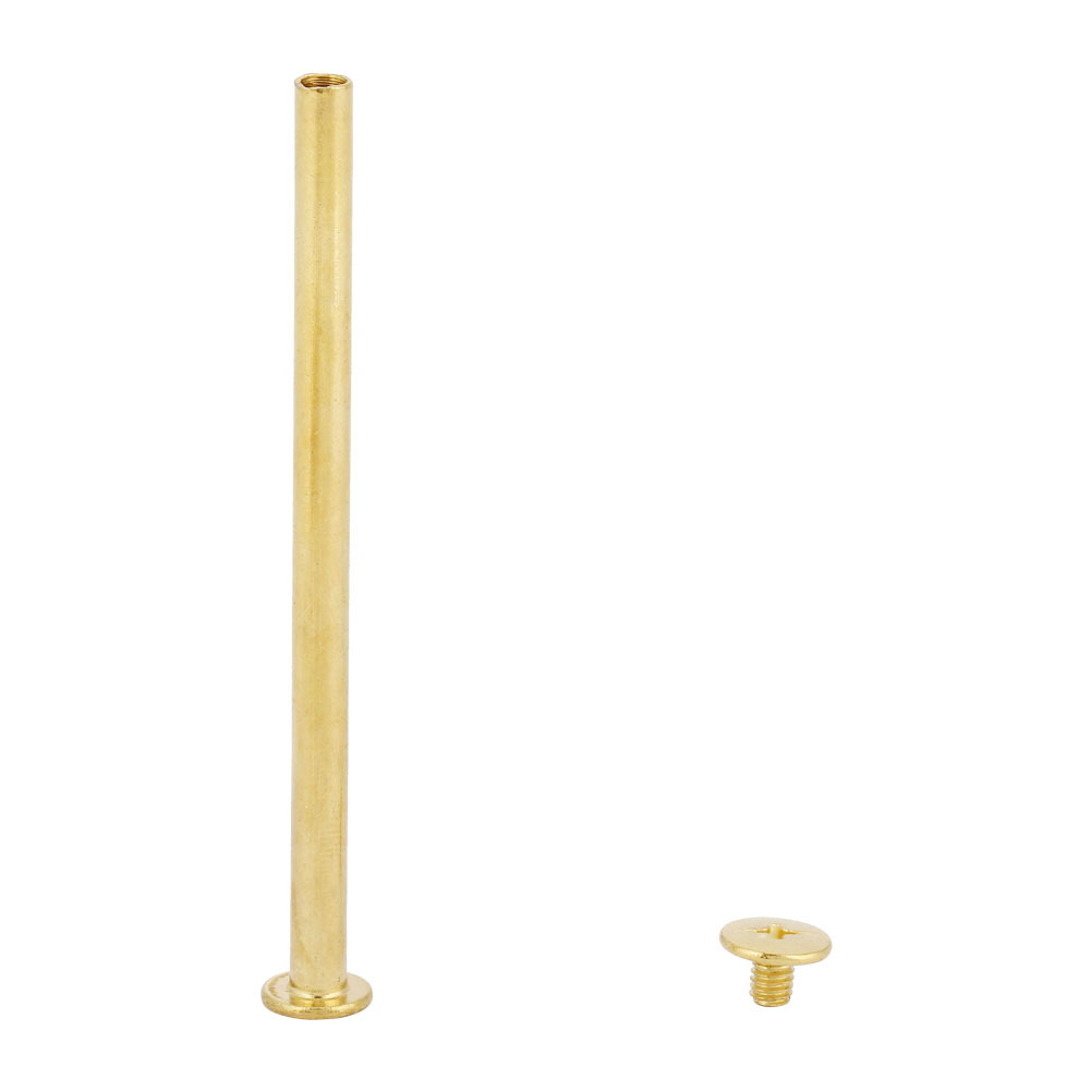 Lot De 5 Rivets À Tête Plate M5 Pour Albums De Livres Et Loisirs Créatifs (m590)