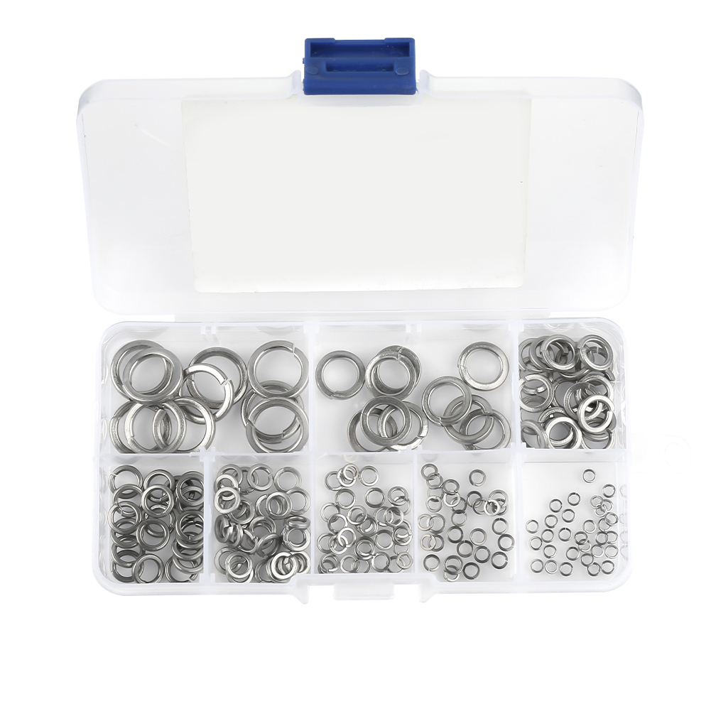 Kit De 180 Rondelles Élastiques En Acier Inoxydable Ss304 (m2-m10) Avec Boîte