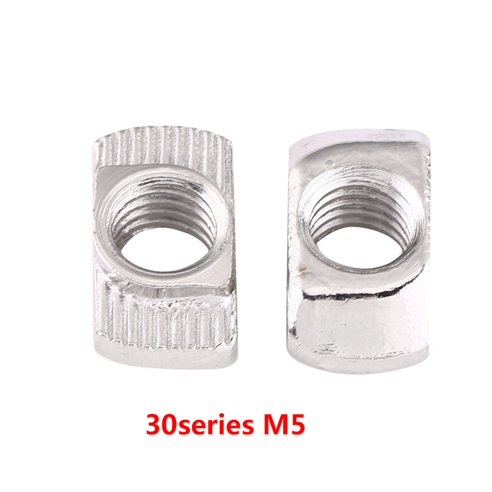 Écrou À Tête Marteau À Rainure En T, Fixation En Acier Au Carbone Nickelé Pour Profilé En Aluminium (eu30 M515,58)