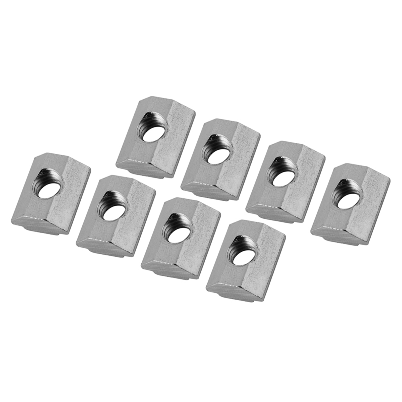 Écrou Coulissant En Acier Au Carbone Nickelé Pour Accessoires De Profilés En Aluminium (eu20 M5)