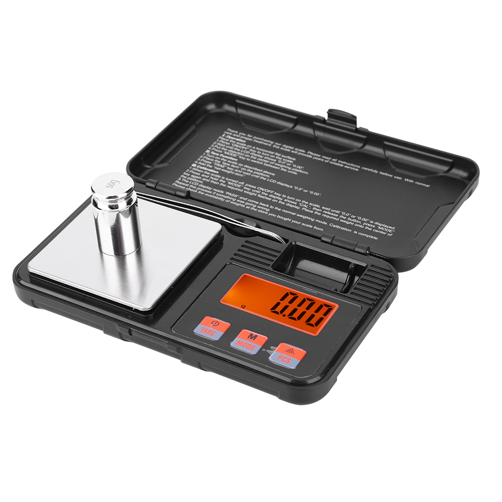 Balance Électronique De Poche Numérique Portable De Haute Précision (200 G, 0,01 G) Avec Écran Lcd.