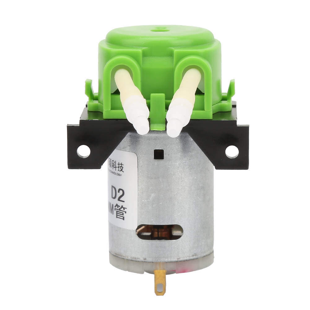Pompe Péristaltique À Liquide D-2 24mm Dc 12v Diy Pour Analyses De Laboratoire (verte)