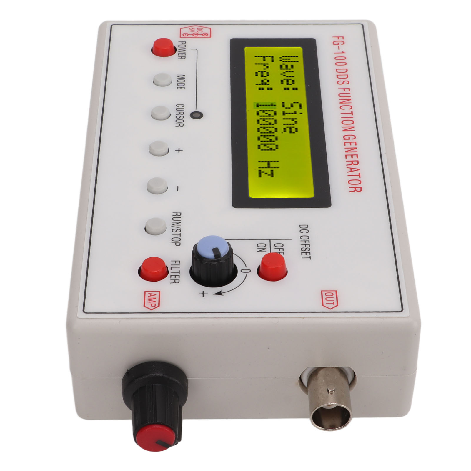 Générateur De Signaux Dds 1 Hz – 500 Khz Sinusoïdal 1 Hz – 20 Khz Carré Dents De Scie Triangle Accessoire