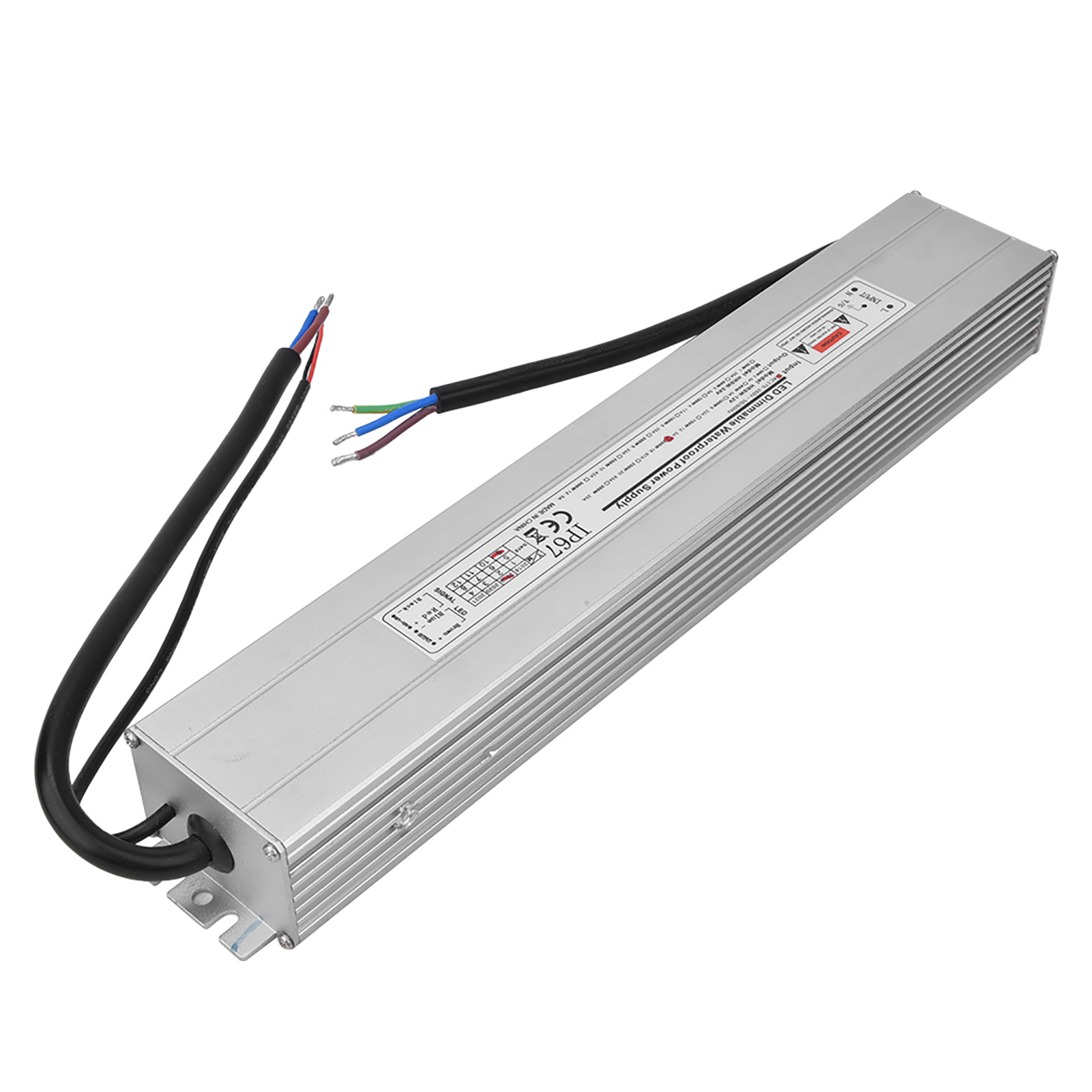 Alimentation Led Étanche 2 En 1 Avec Variateur Scr/0-10 V, Entrée 12 V, Sortie 16,67 A, 200 W. Alimentation 2 En 1 Avec Variateur Scr/0-10 V Ca (50/60 Hz).