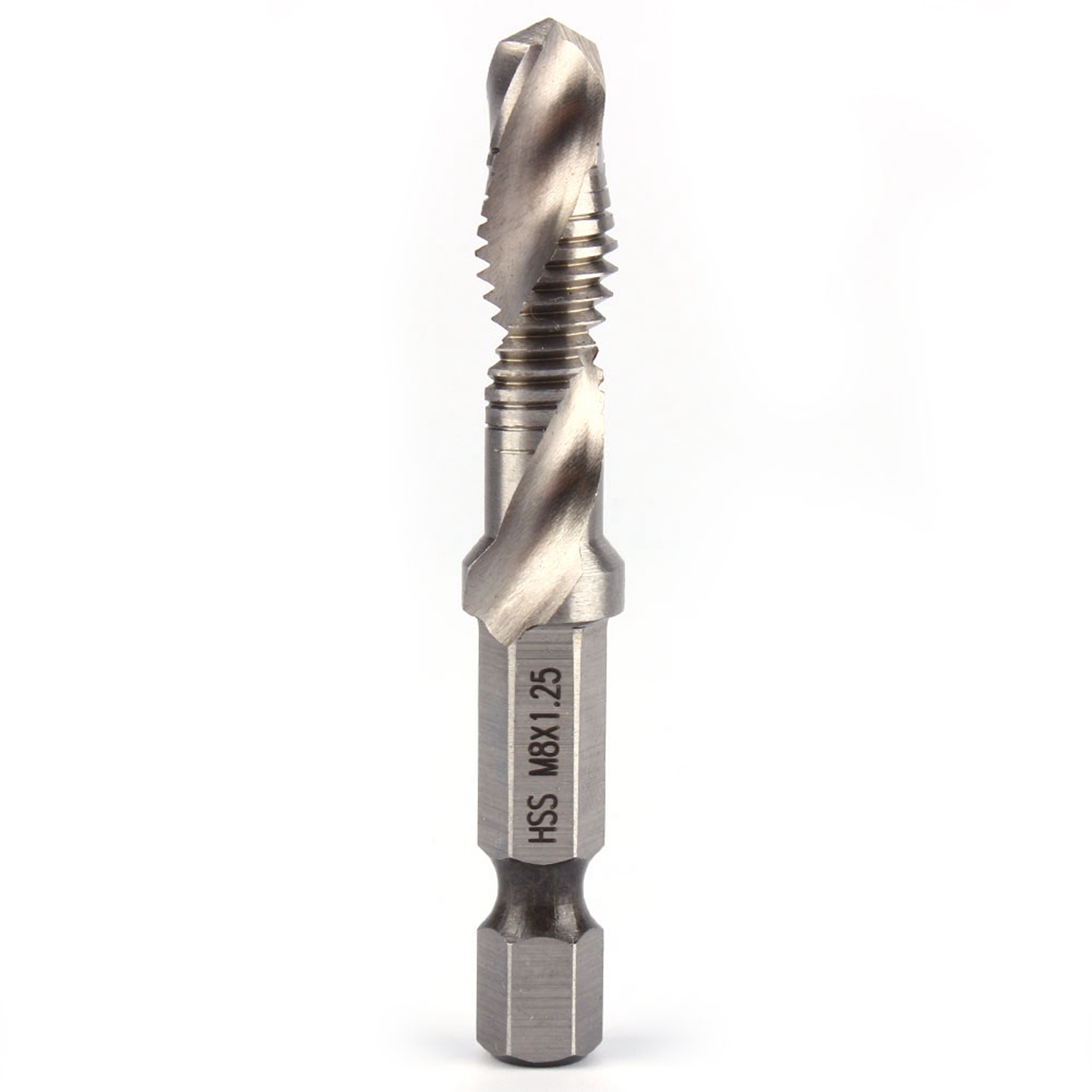Foret Et Taraud Coniques M8 Hss À Queue Hexagonale De 1/4" - Pièce Pour Outil Électrique