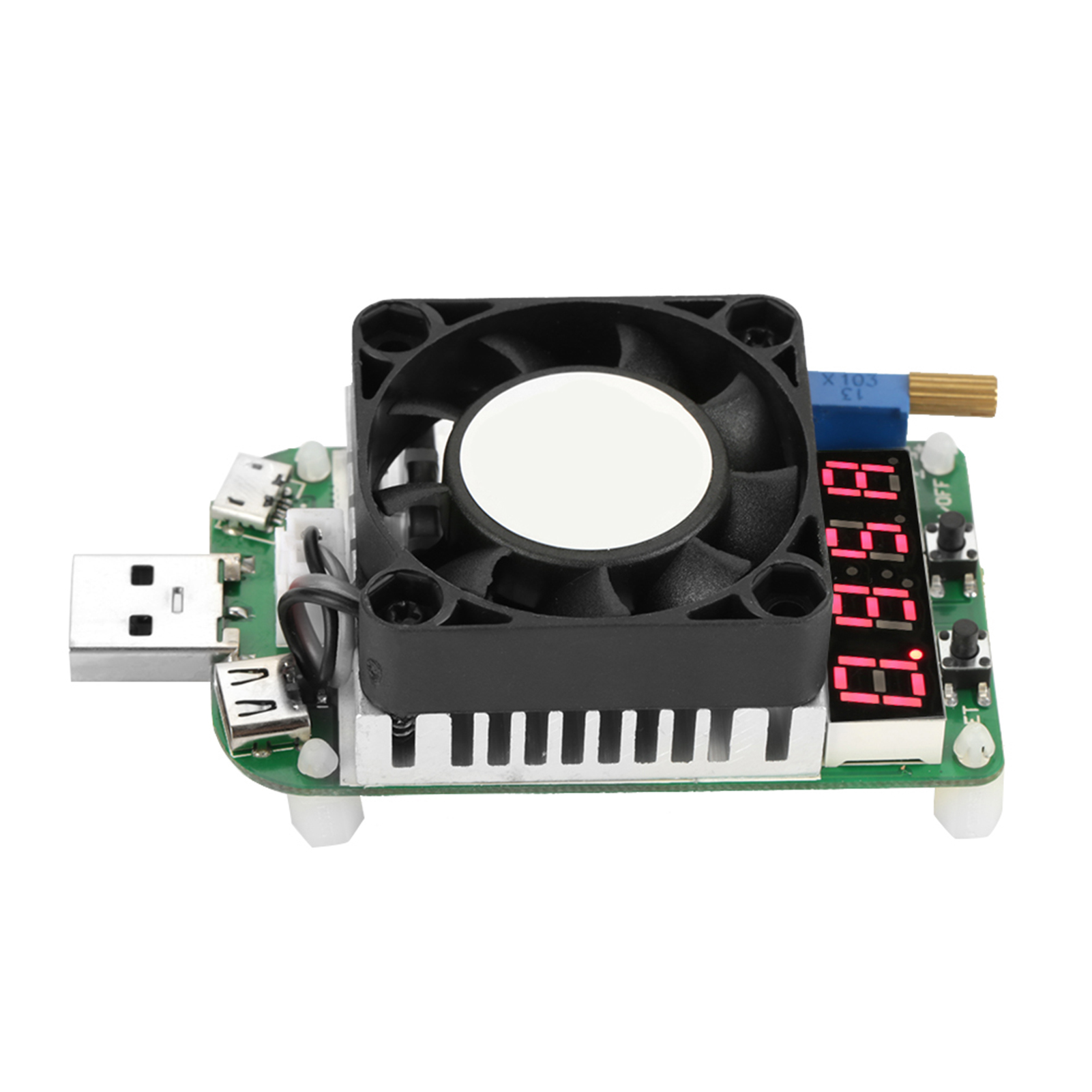 Testeur De Batterie Ld25 Usb Électronique Avec Affichage Numérique, Résistance Réglable Et Ampèremètre.